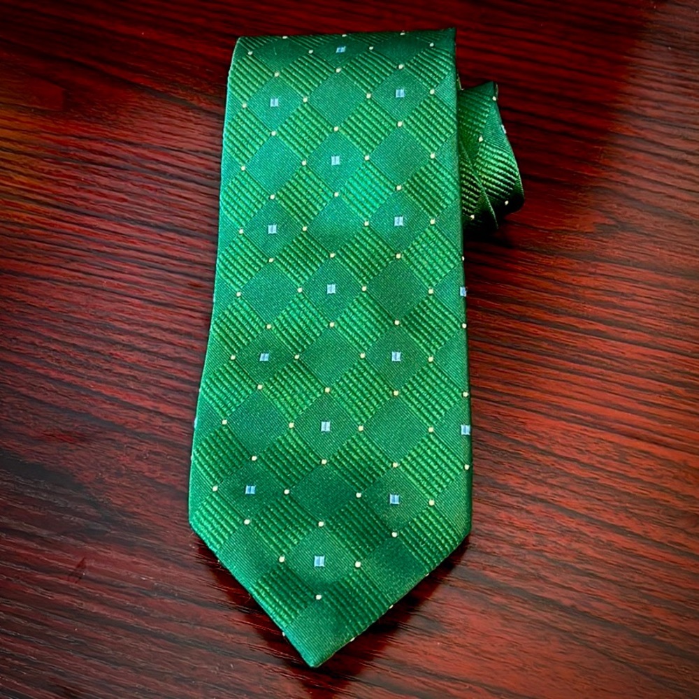 Bolgheri Green Silk Tie